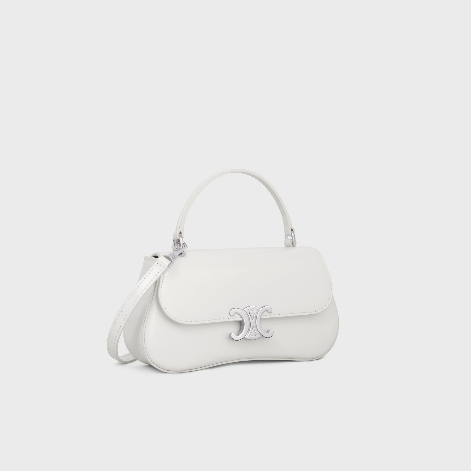 TEEN CELINE LOLA IN SHINY CALFSKIN WHITE - Image 2